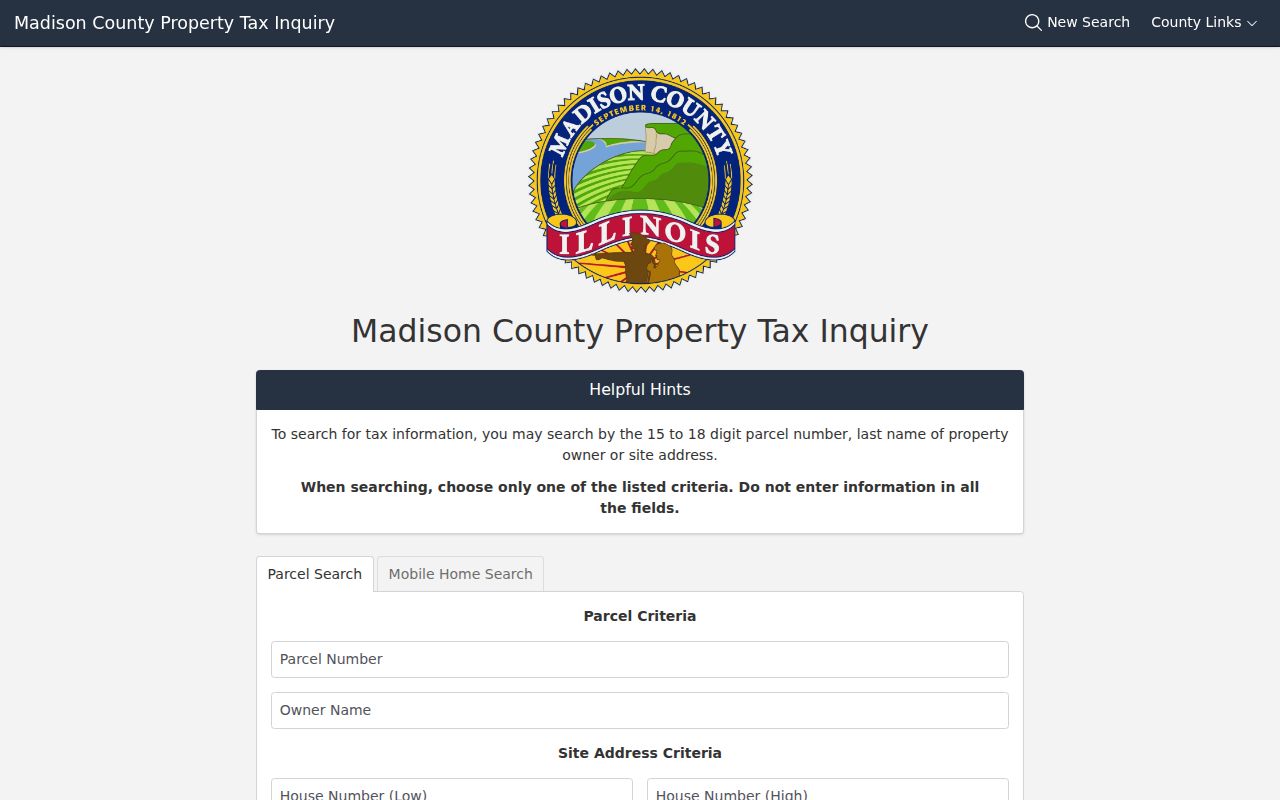 Alton residents directory Madison County parcel search