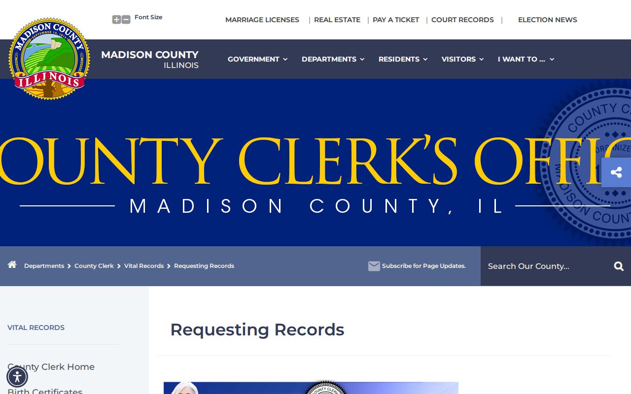 Madison County records request methods relevant to lawful Alton neighbor research